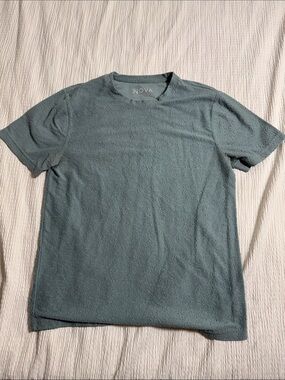Nova Men's Short Sleeve Crew Tee in Dusty Teal